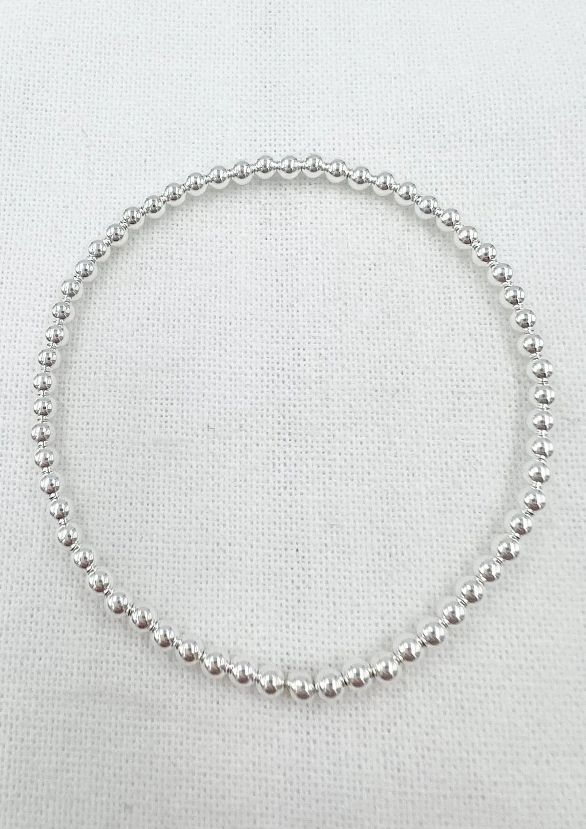 Saskia De Vries Jewelry Sterling Silver Leave-On 3mm available at Lemonberry Boutique Aurora