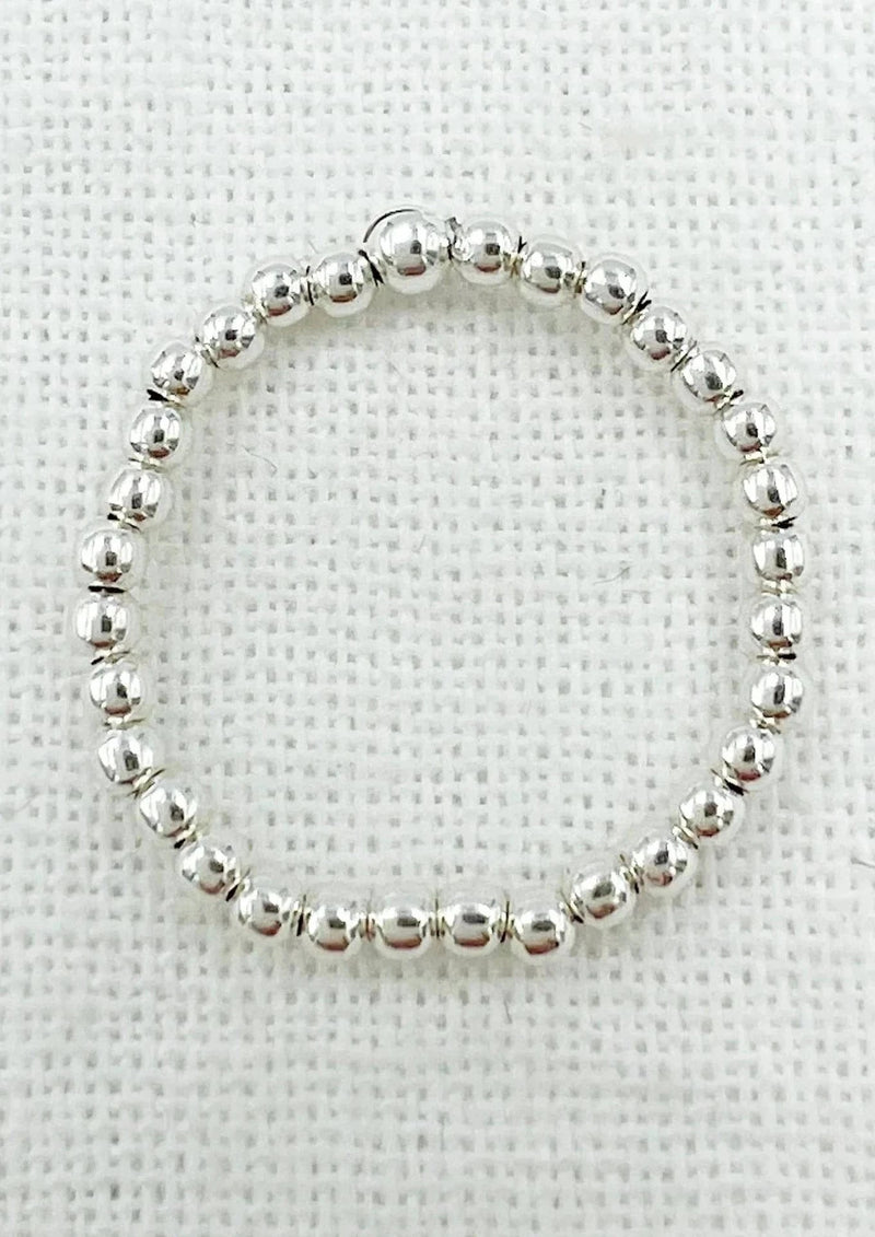 Saskia De Vries Jewelry Sterling Silver Stacking Ring 2mm available at Lemonberry Boutique Aurora