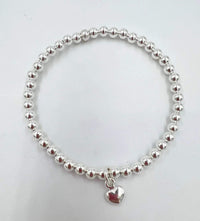 Saskia de Vries Puffy Heart Beaded Bracelet.