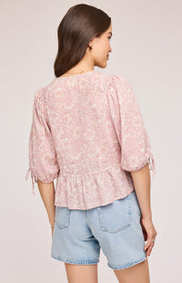 Back view of the Serafina top by Gentle Fawn at Lemonberry in Aurora Ontario.