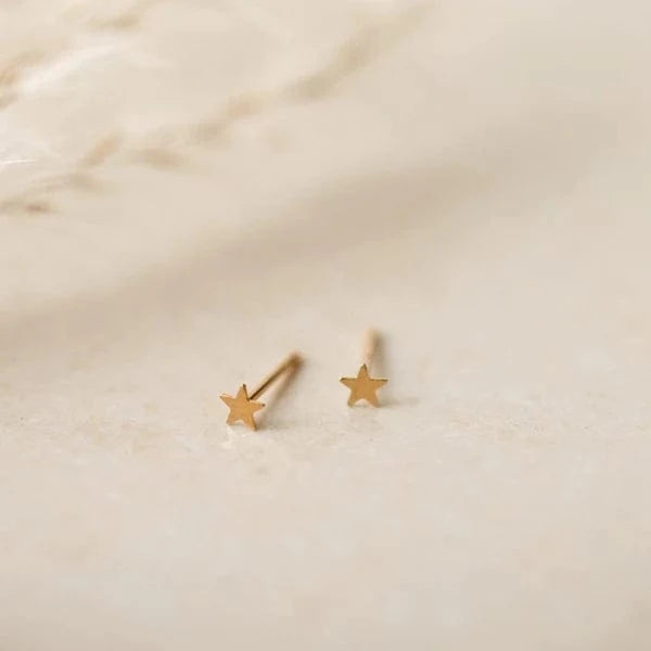 Shiny Soul Creations Jewelry Gold Star Stud by Shiny Soul Creations available at Lemonberry Boutique Aurora