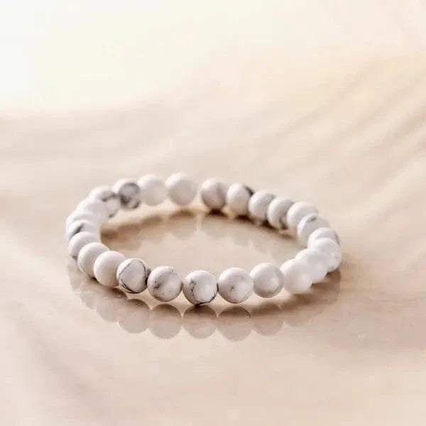 Shiny Soul Creations Jewelry Howlite Bracelet by Shiny Soul Creations available at Lemonberry Boutique Aurora