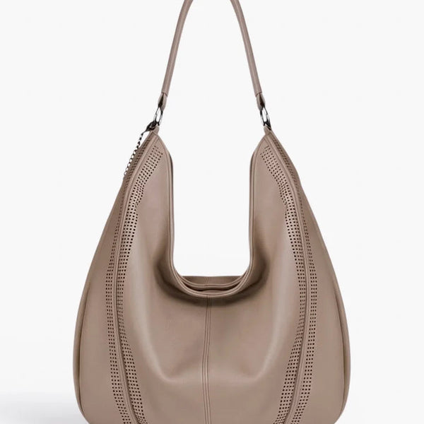 Skyla Vivienne Hobo Bag – Taupe