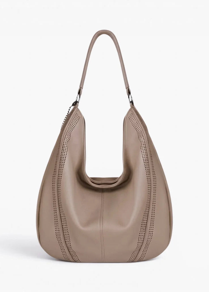 Skyla Vivienne Hobo Bag – Taupe