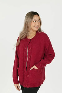 Smash + Tess Tops Big Heart Cardigan available at Lemonberry Boutique Aurora