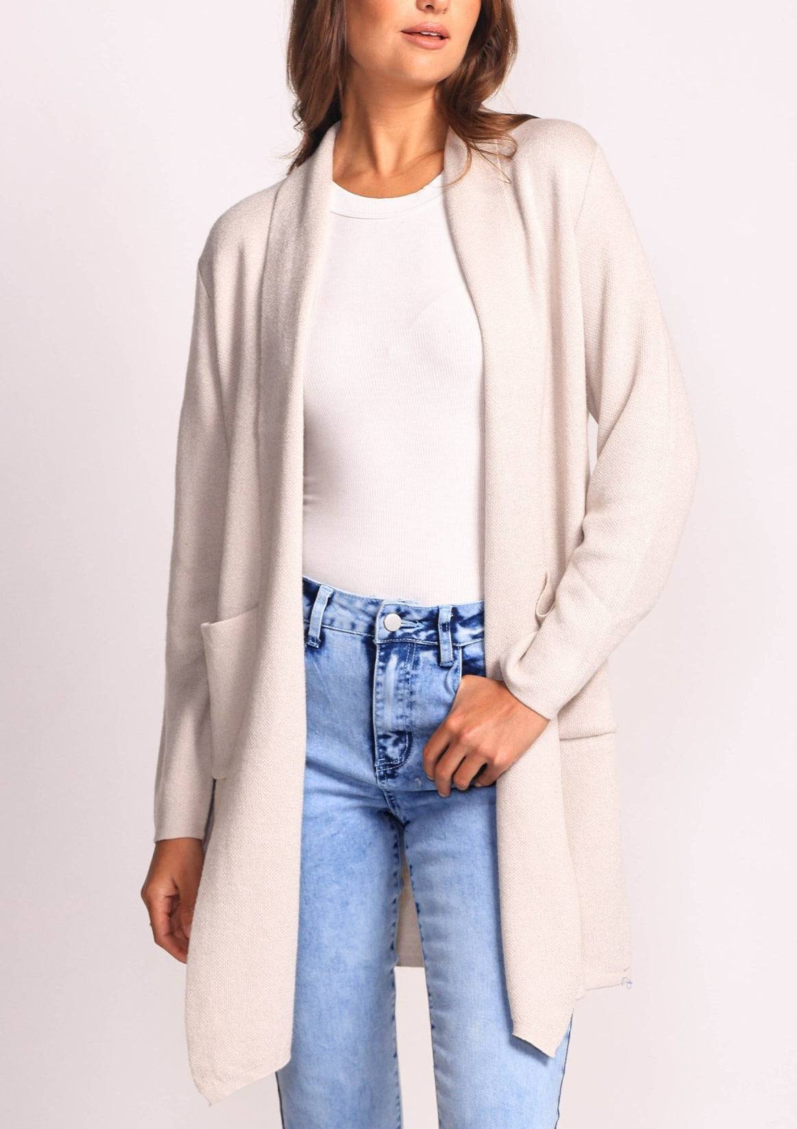 The District Cashmere Cardigan - Lemonberry.ca