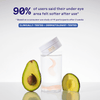 Display of Brighter Days Eye Mask by Three Ships with avocado — photographed for Lemonberry