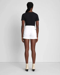 7 For All Mankind Bottoms Mid Roll Short by 7 For All Mankind available at Lemonberry Boutique Aurora