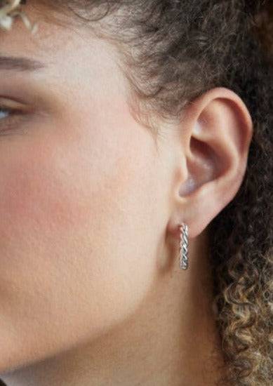 Grand Twisted Hoop Earrings