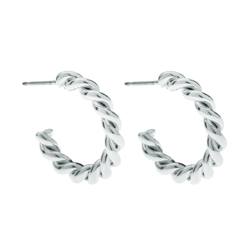 Grand Twisted Hoop Earrings