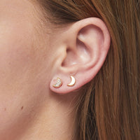 Foxy Originals Jewelry Moon Phases Earrings available at Lemonberry Boutique Aurora