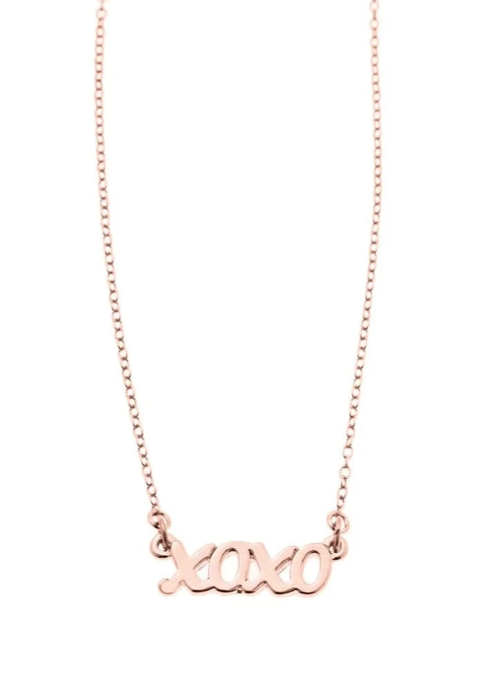 Foxy Originals Jewelry XOXO Necklace available at Lemonberry Boutique Aurora
