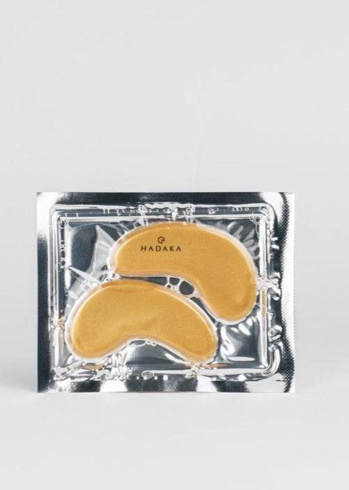 Hadaka 24KT Gold Collagen Eye Mask packaging – A luxurious skincare treatment for brightening and hydrating the under-eye area.