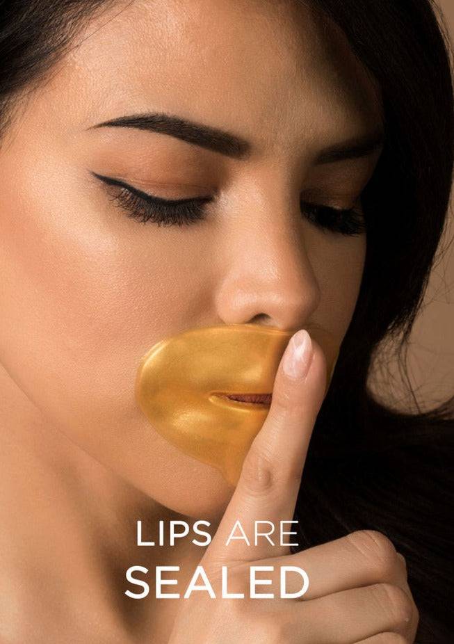 Hadaka Bath & Body Hadaka 24KT GOLD Collagen LIP Mask available at Lemonberry Boutique Aurora