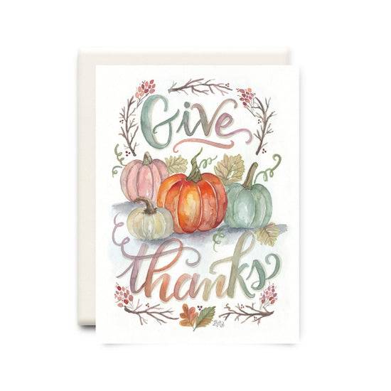 Inkwell Accessories Thanksgiving Cards available at Lemonberry Boutique Aurora