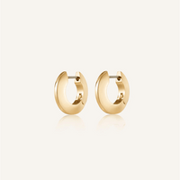 Toni Hinged Hoops small - Lemonberry.ca
