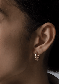 Jenny Bird Jewelry Toni Hinged Hoops small available at Lemonberry Boutique Aurora