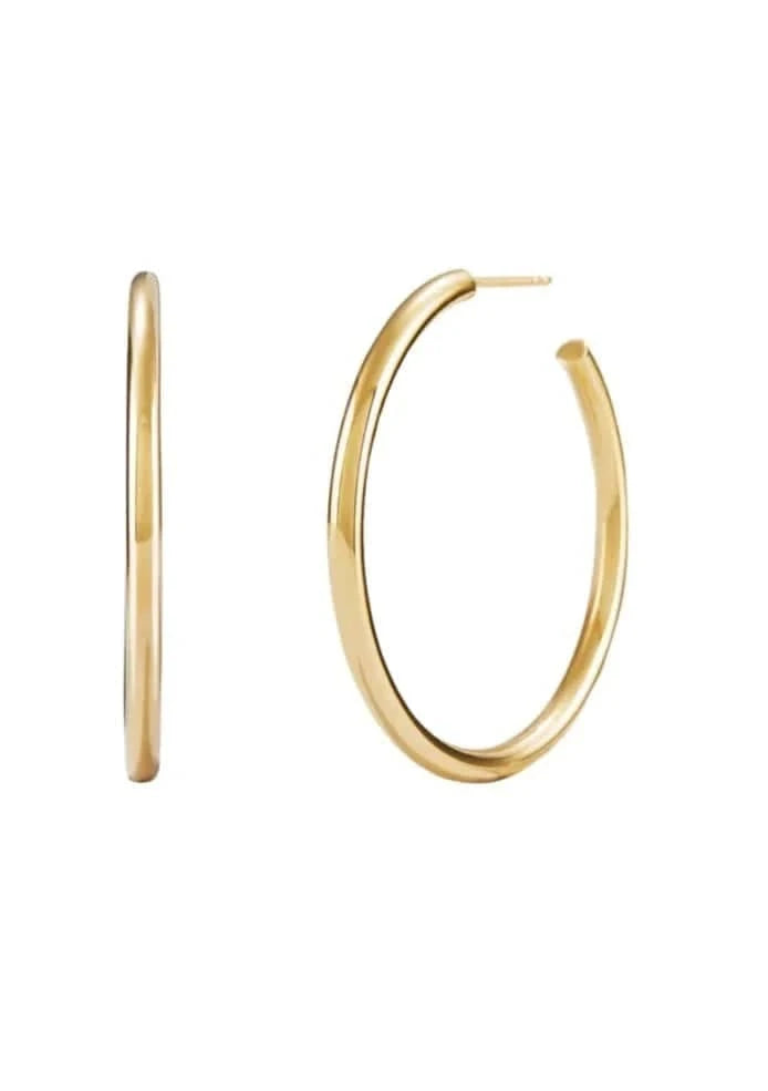 Leah Alexandra Jewelry Essential Hoops available at Lemonberry Boutique Aurora