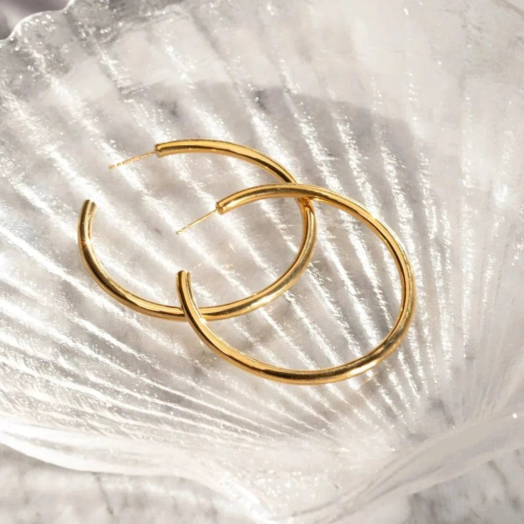 Leah Alexandra Jewelry Essential Hoops available at Lemonberry Boutique Aurora