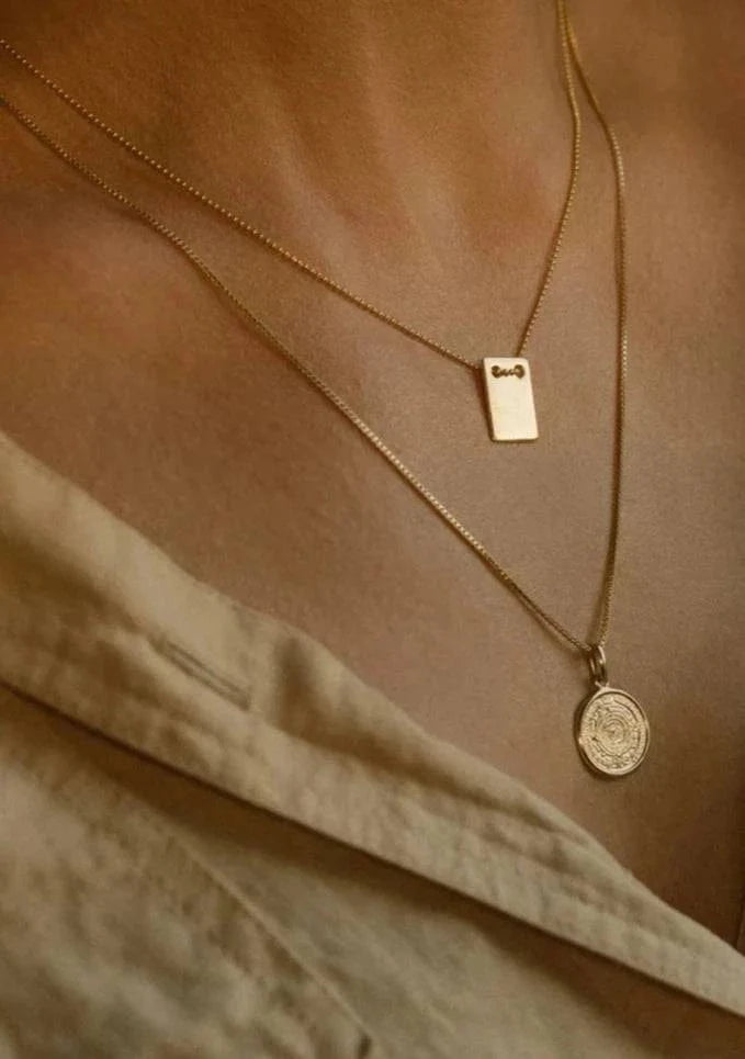 Leah Alexandra Jewelry Mayan Necklace available at Lemonberry Boutique Aurora