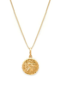 Leah Alexandra Jewelry St.Christopher Necklace available at Lemonberry Boutique Aurora