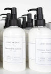 A picture of the Lovefresh Lotion lineup, at Lemonberry