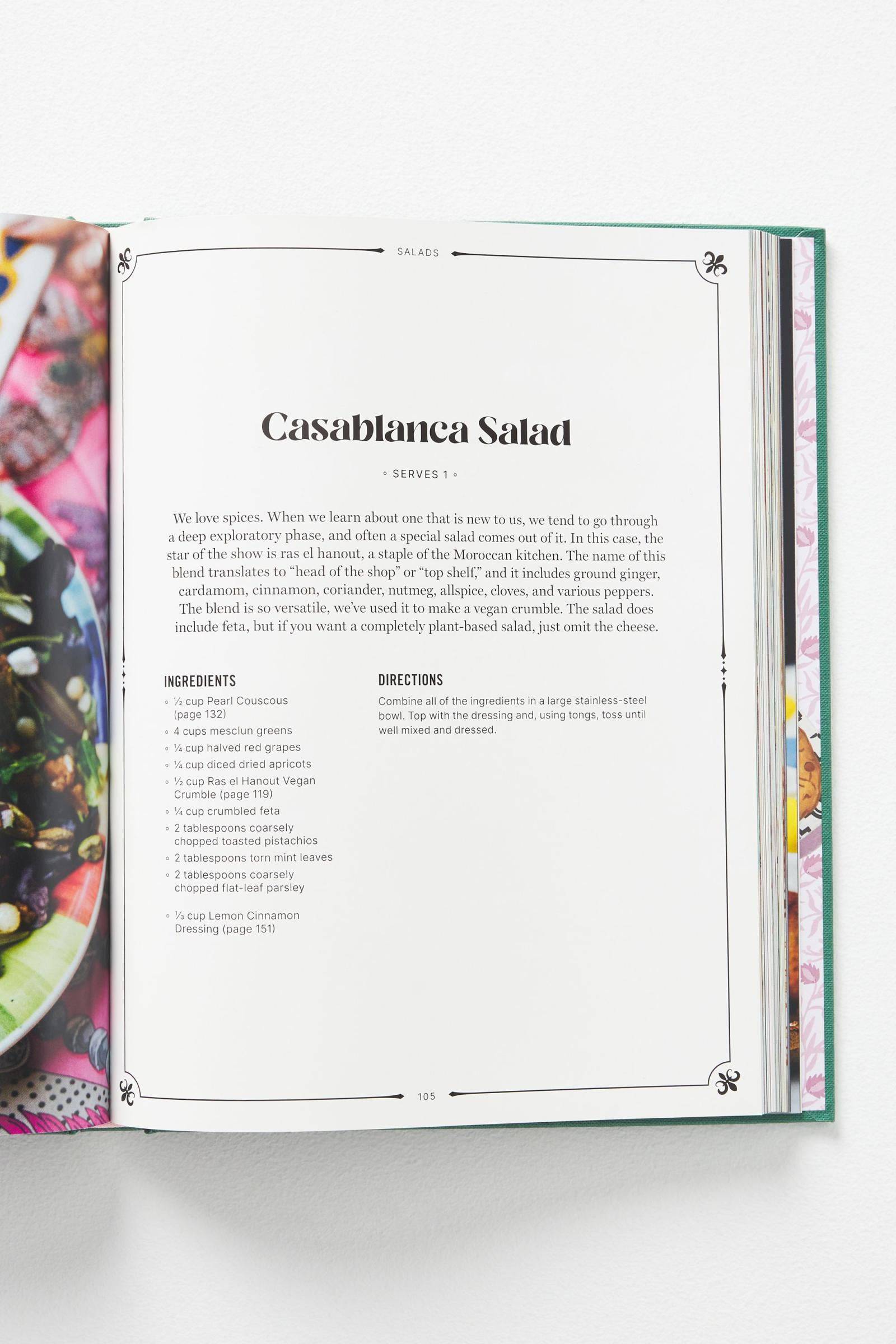 Picture of the Casablanca Salad recipe instructions from More Mandy's Cookbook.