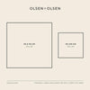 Olsen and Olsen card showing wrap sizing.