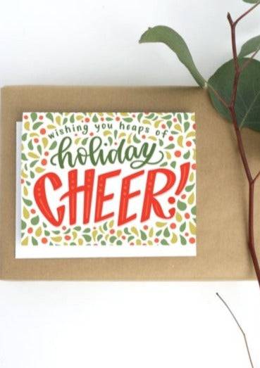 Pedaller Accessories Holiday Cheer Card available at Lemonberry Boutique Aurora